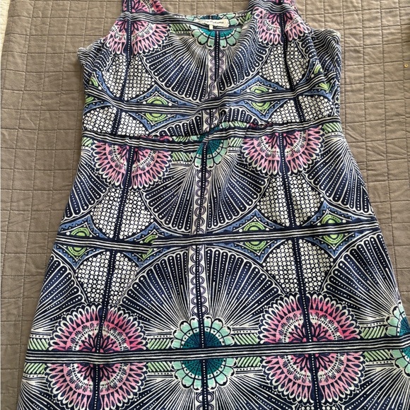 Tommy bahama bright Patterned beach cover up/ Sleeveless Dress - Picture 1 of 5